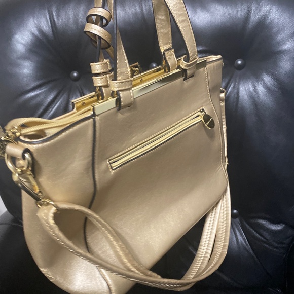 Christian Lacroix Gold And Black Bag shoulder Purse Tote Bag - Picture 8 of 17